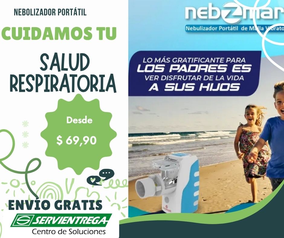 NEBZMART NEBULIZADOR PORTATIL GLENMARK